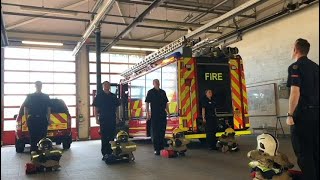 What do firefighters wear?