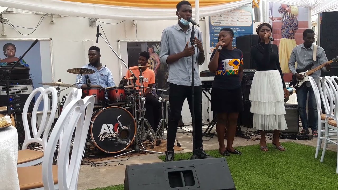 Ark Band Performs Adom By Diana Hamilton During The Grand Opening Of ABS Luxeline