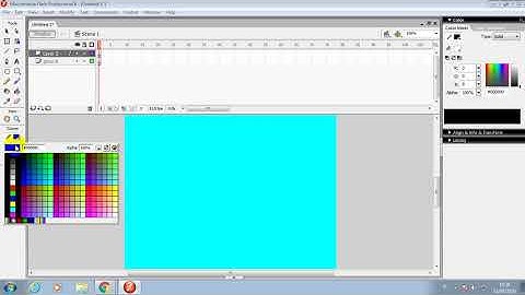 Tutorial membuat Awan Bergerak Menggunakan Macro Media Flash