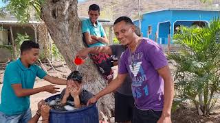 Comenzamos El Reto De Meternos Al Barril Con Hielo