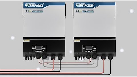 6.5KW Hybrid Solar Inverter - 2 Units in Parallel Configuration | ExpertPower