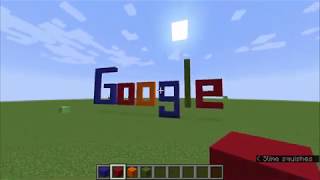 Google Logo Minecraft Map