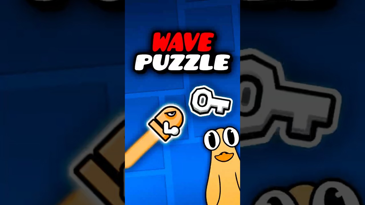 Сможете ли вы решить эту головоломку с волнами? #geometrydash