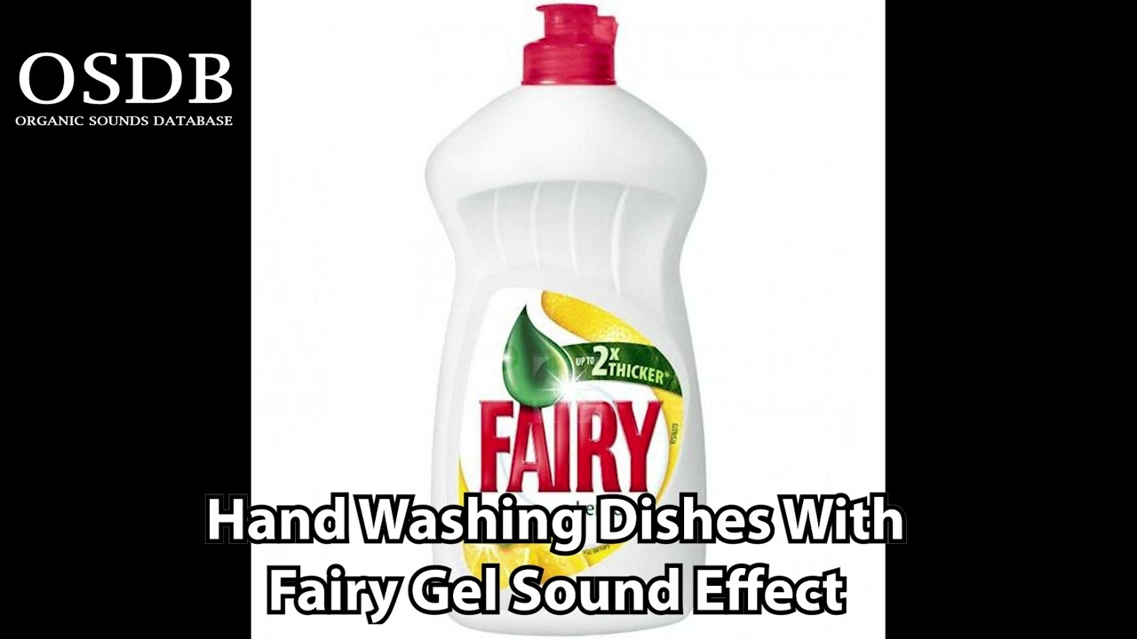 Hand Washing Dishes With Fairy Gel Sound Effect No CopyRight Sound