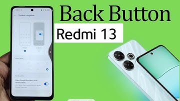 Redmi 13 Back Button Settings | Redmi 13 Change Navigation Buttons / Redmi 13 5G 2024