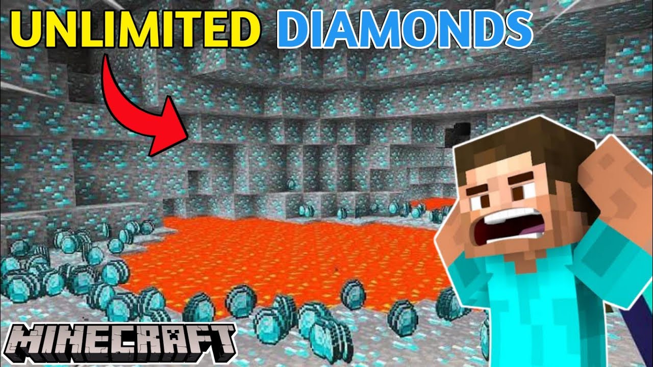 I Got Unlimited Diamonds In Minecraft Survival || Minecraft PE - YouTube