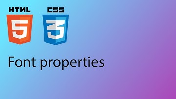 HTML & CSS 2020 Tutorial 11 - Changing font style, size and other properties