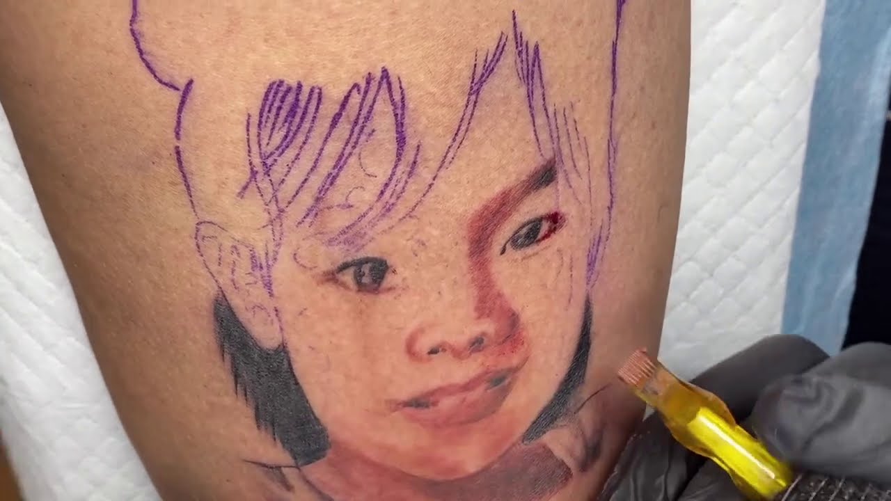 Fleshtone ink set / Artech ink / portrait tattoo - YouTube