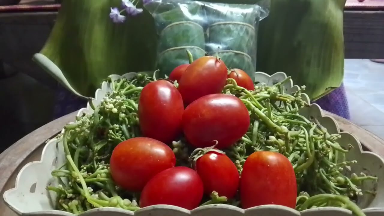 มีใครพอจะรู้ว่านี่คือผัก เอาไปอะไรได้บ้างล่ะคะ#พวงระย้าไลฟ์สไตล์ V1-ชีวิตเรียบง่าย