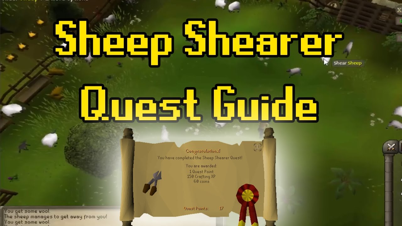 Sheep Shearer Quest Guide & Commentary Oldschool Runescape YouTube