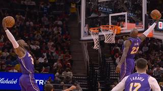 Lebron James Puts On A Dunk Show In 1St Half Vs Rockets