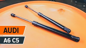 Cum se inlocuiesc amortizor haion portbagaj pe AUDI A6 C5 TUTORIAL | AUTODOC