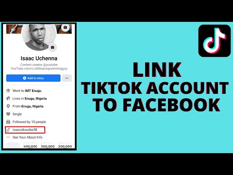 How to link tiktok account to facebook