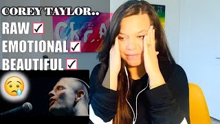 First Time Hearing Corey Taylor Reaction | Snuff (Acoustic) | Reaction Videos