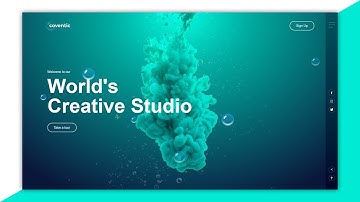 شرح تصميم موقع الكتروني انيميتد (متحرك) باستخدام HTML & CSS خطوة بخطوة 2021