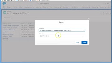 Salesforce Export Report To Csv--Steps