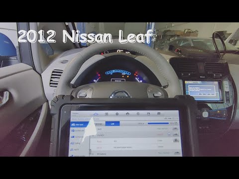 2012 Nissan Leaf не заряжается ВВБ P3173 B29C1 и не работает стояночный тормоз C10E1