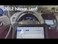 2012 Nissan Leaf не заряжается ВВБ P3173 B29C1 и не работает стояночный тормоз C10E1