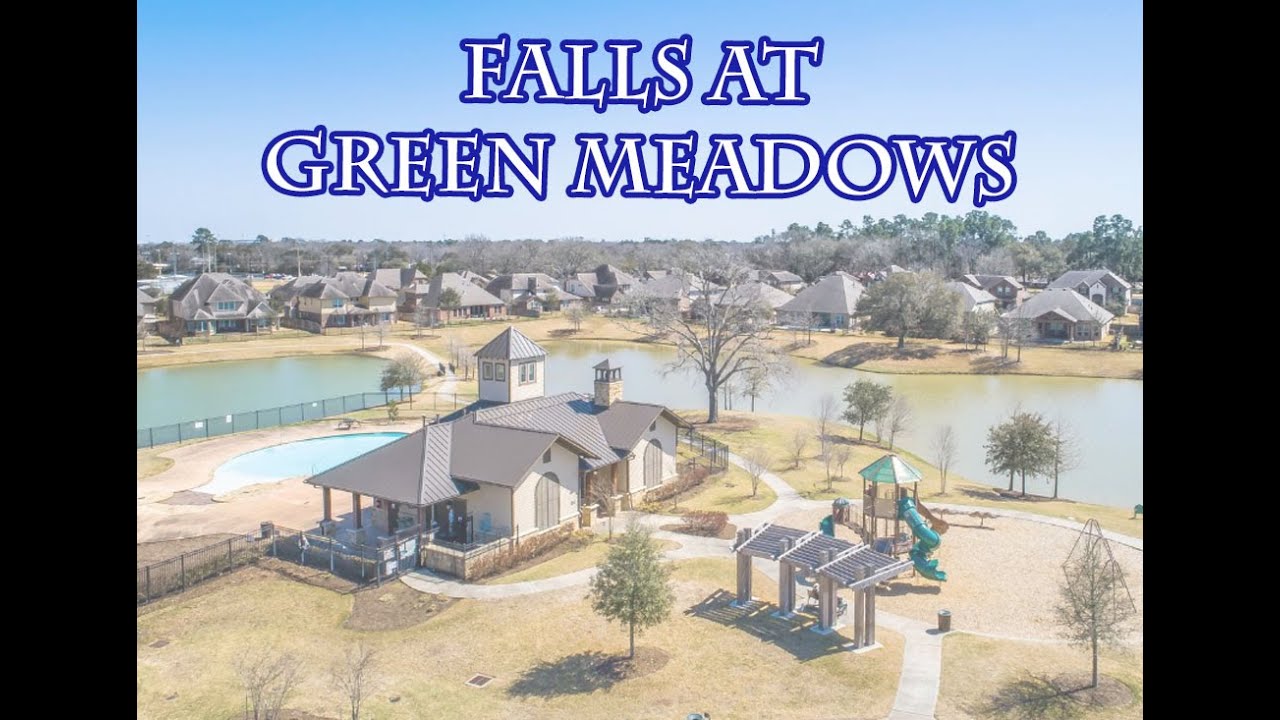 Discovering Katy Texas Falls at Green Meadows subdivision YouTube