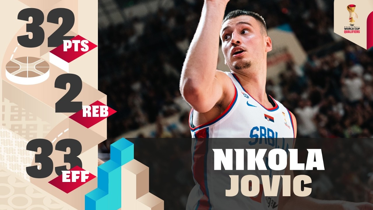 ๐ท๐ธ Nikola Jovic MVP | Full Highlights | #FIBAWC European Qualifiers 2027