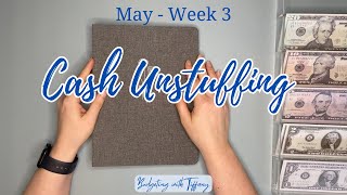 Cash Unstuffing | May 2024 - Week 3 | Cash Envelopes