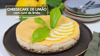 Cheesecake de Limão com Curd de Limão