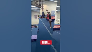 Quick Tip on a Mental Block(Backhandspring)  #Shorts