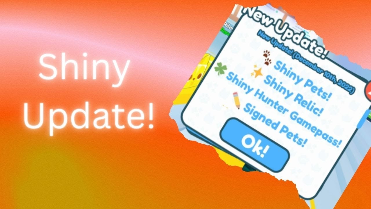 Pet Sim X Shiny Update!