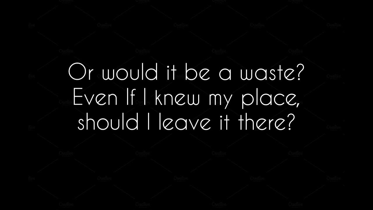 Adele Chasing pavements (lyrics) YouTube