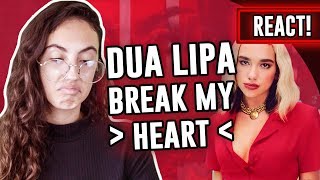 REACT: Dua Lipa - Break My Heart (Future Nostalgia)  |  Luma Show