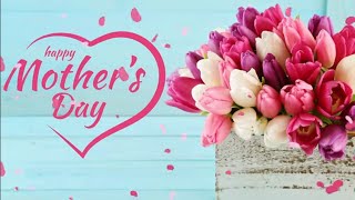 TV ART 'Happy Mother's Day!   6 ANIMADED IMAGES Background, NO SOUND.4K,  Thank you MOM.