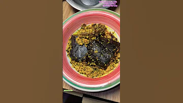 I Eat Fried Egusi Bitter Leaf Soup With Hot Eba Jaskaro90 Victorubeku1142 Subscribers Views 