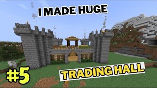 I Made Huge Villager Trading Hall In Chhaggu Kingdom || #5 || Minecraft
