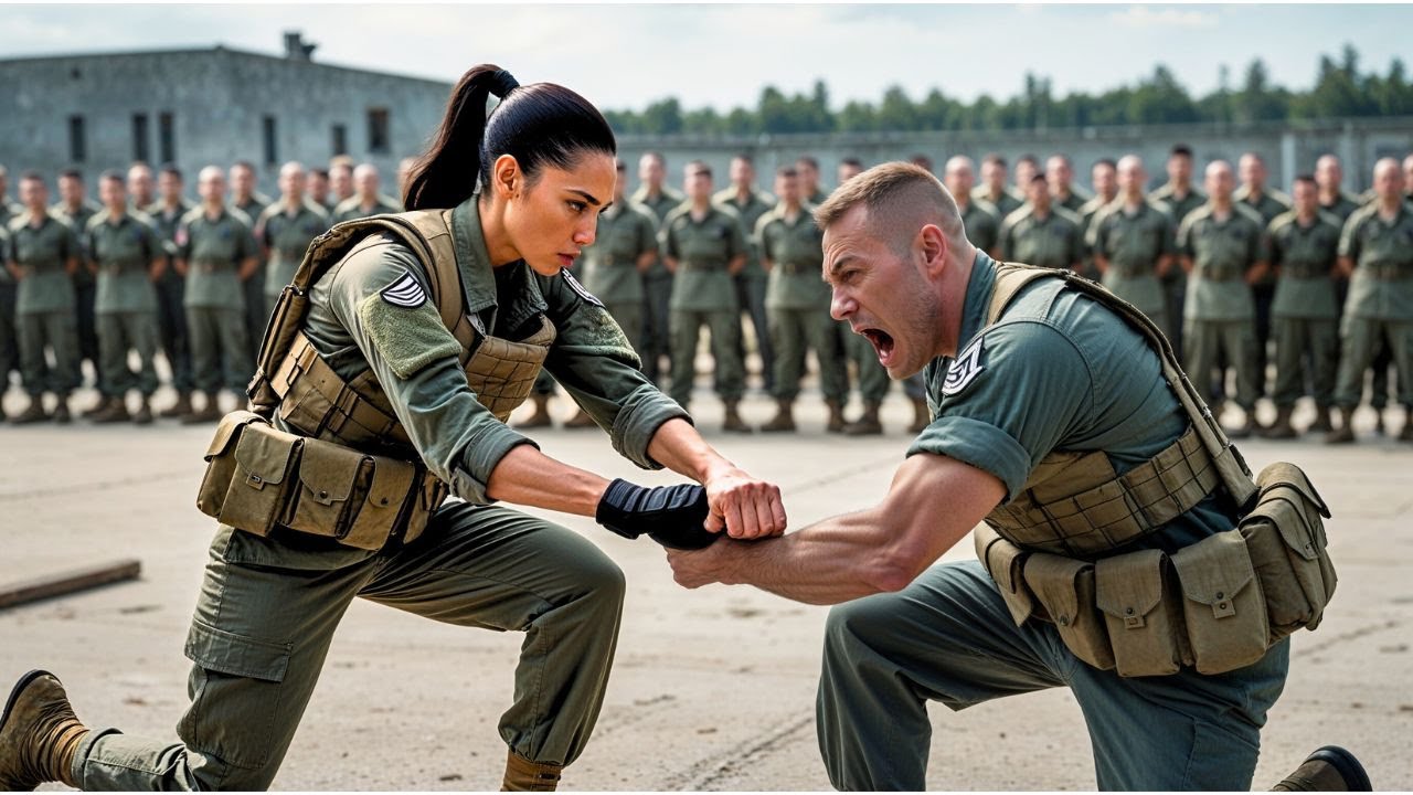 The Captain Tried to Hold Her — Until She Broke His Wrist in Front of 180 Troops