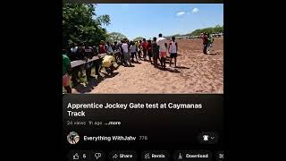 Famous Caymanas track Apprentice Jockey gate test Profile