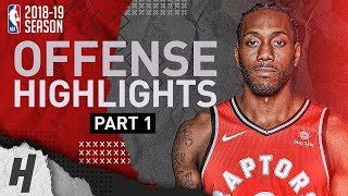 Kawhi Leonard BEST Offense Highlights from 201819 NBA Season! Defense Included (Part 1)