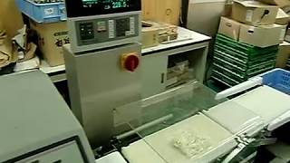 イシダ　ISHIDA　金属検出機　ウェイトチェッカー、振り分け装置付き