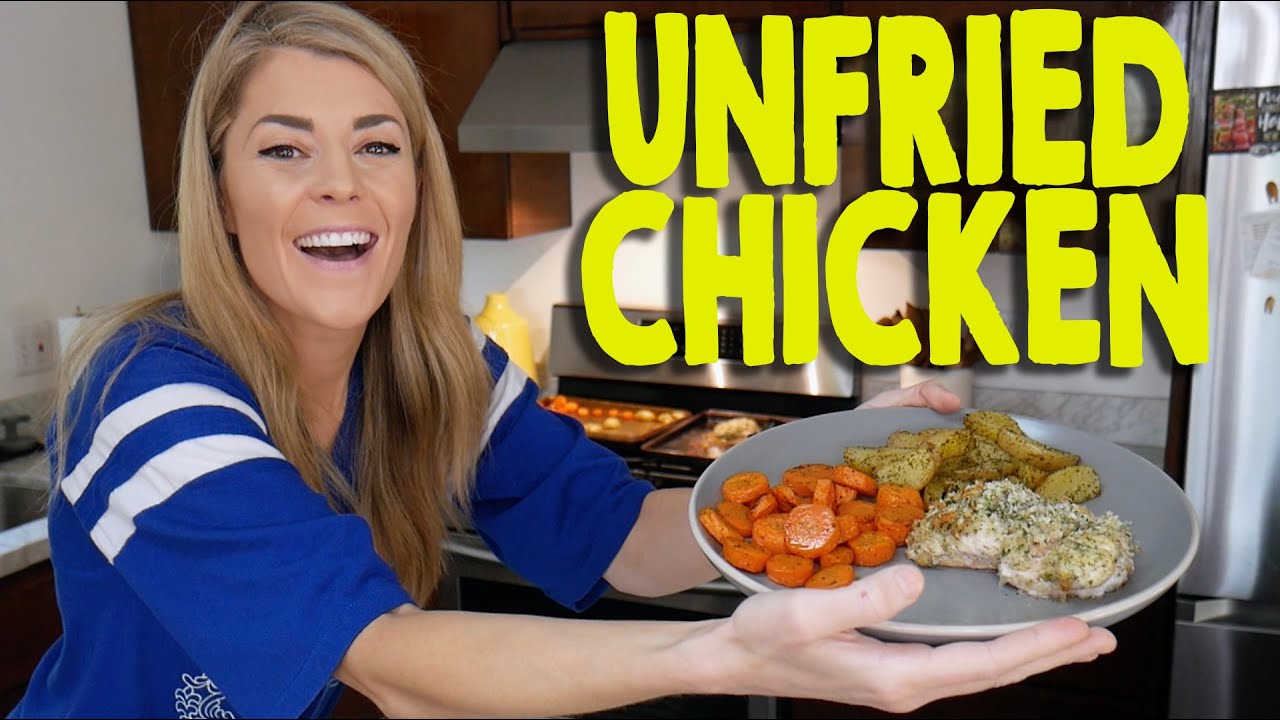 MAKING UNFRIED CHICKEN // Grace Helbig