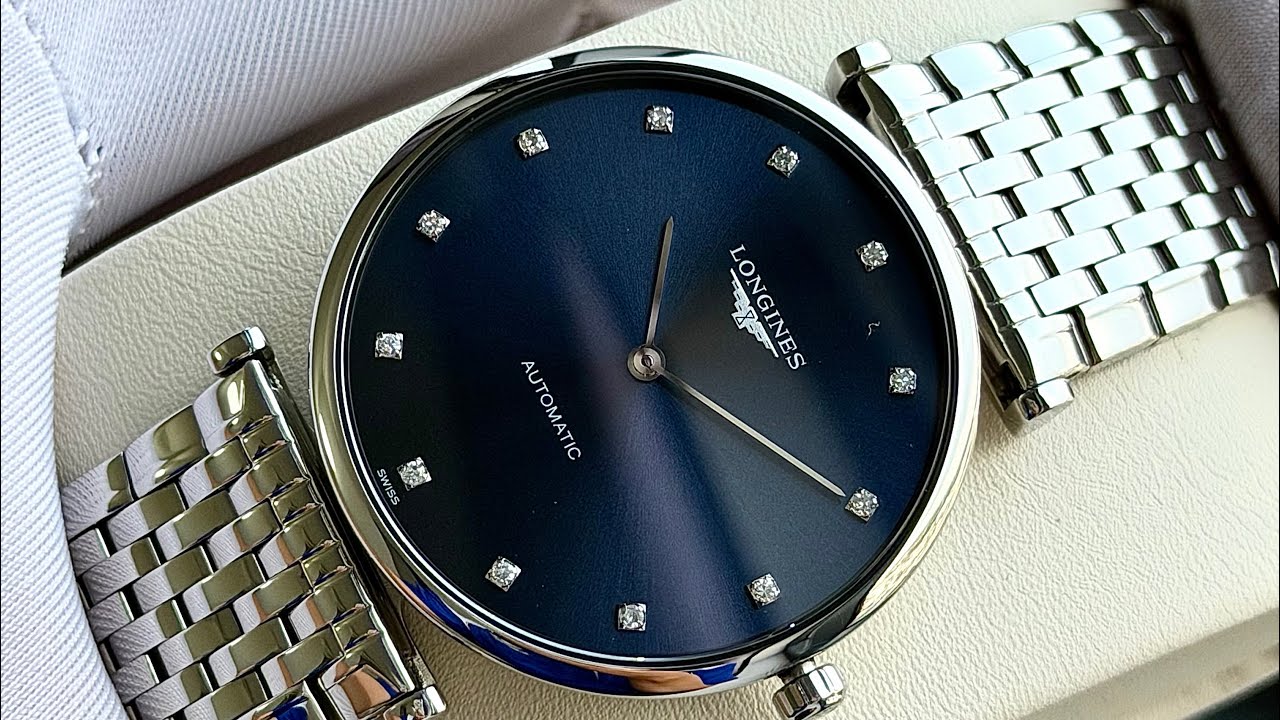 [Hiếm, Đẹp] Đồng hồ La Grande Classicque De Longines Diamond L4.908.4.97.6
