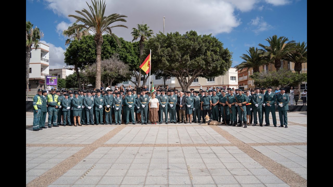 Video del acto del Día del Pilar de la Guardia Civil en Puerto del Rosario 2025
