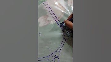 “Simple & Easy Embroidery Neckline Design Tracing | Hand Embroidery Work”