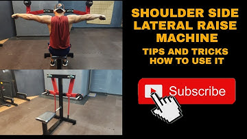 How i made shoulder lateral raise machine gym equipment