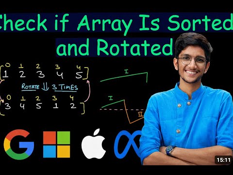 LeetCode 1752: Check if Array Is Sorted and Rotated | C++ Solution