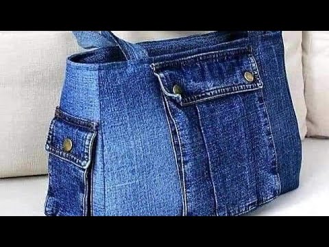 Bolsa Reciclando Jeans Segunda Parte #hechoamano #arteentela - YouTube