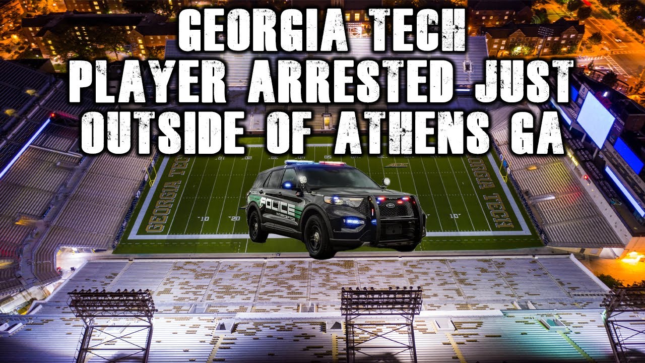 Футболист Технологического университета Джорджии арестован недалеко от Афин, штат Джорджия