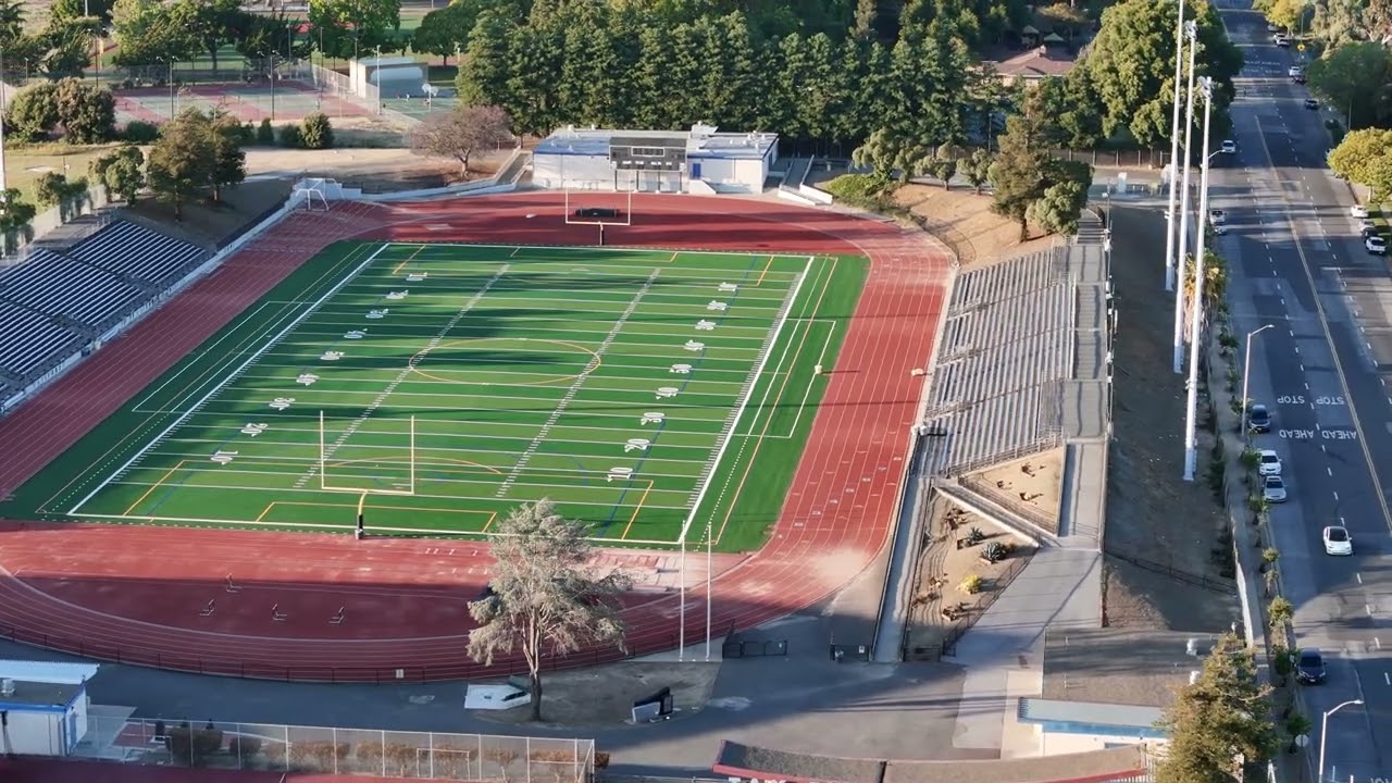 Tak Fudenna Memorial Stadium, Fremont, CA - 4K Drone