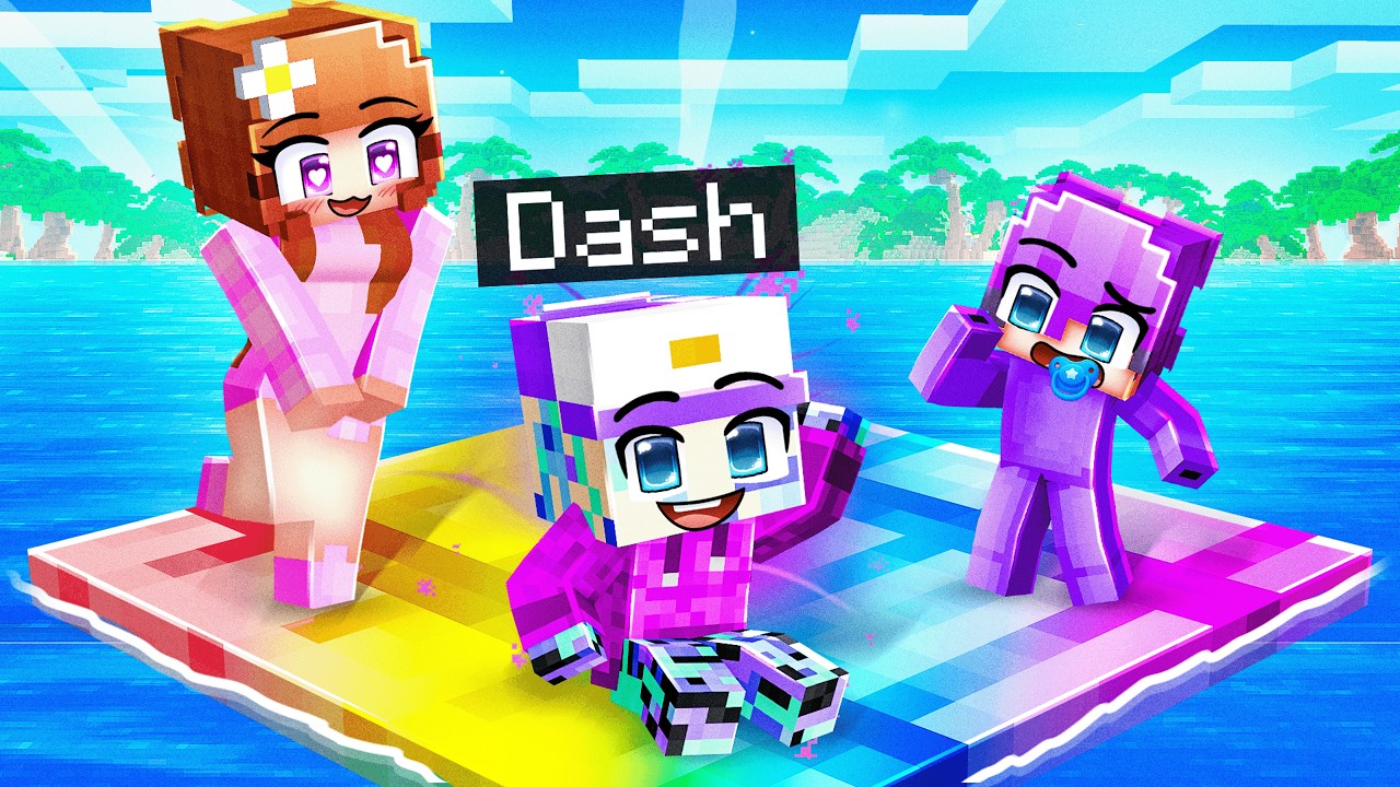 I Pretended to be BABY DASH on an OP RAINBOW RAFT!