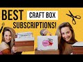 Best Craft Box Subscriptions || Unboxing Craft boxes