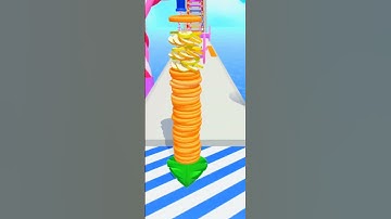 Pancake run game - short video #gameplay #game #gaming / More Gaming ing #gamedesign #games