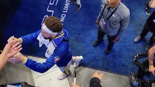 Golden State Warriors Game 2 vs Denver Nuggets... autograph signing after the game